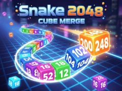 Laro Snake 2048: Cube Merge online