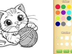 Laro Cat Coloring Book online