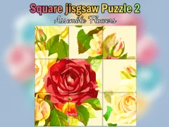 Laro Square jigsaw Puzzle 2  Assemble Flowers online