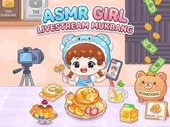 Laro ASMR Girl: Livestream Mukbang online