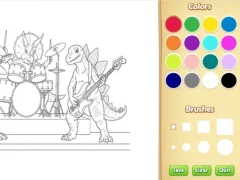Laro Dinosaur Coloring Book For Kids online