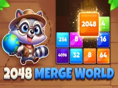 Laro 2048 Merge World online