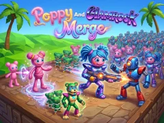 Laro Poppy And Glamrock Merge online