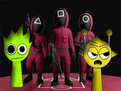 Laro Squid Game Sprunki FNF Battle online