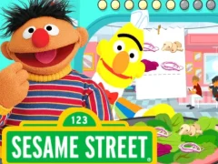 Laro 123 Sesame Street: Super Salad Diner online