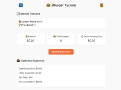 Laro Jburger Tycoon online