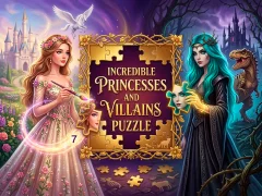 Laro Incredible Princesses and Villains Puzzle online