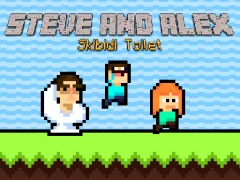 Laro Steve and Alex Skibidi Toilet online