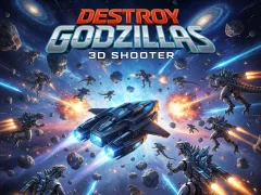 Laro Destroy Godzillas: 3D Shooter online