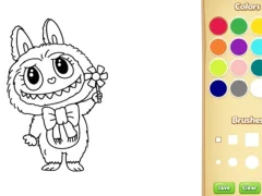 Laro Labubu Doll Coloring Book for Kids online