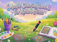 Laro Magic Coloring Book for Little Artists online