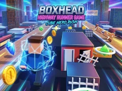 Laro Boxhead Highway Runner Game online