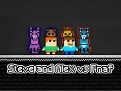 Laro Steve and Alex vs Fnaf online