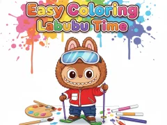 Laro Easy Coloring Labubu Time online