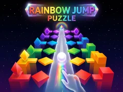 Laro Rainbow Jump Puzzle online