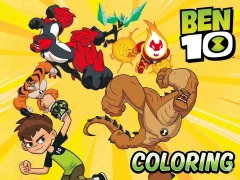 Laro Ben 10 Coloring online