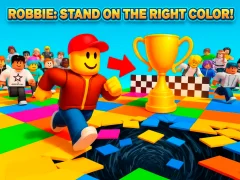 Laro Robbie: Stand on the Right Color! online