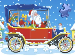 Laro Christmas Cars Jigsaw online