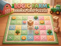 Laro Logic Farm: Animal Grid Puzzle online