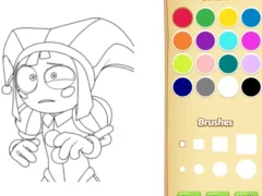 Laro Pomni Coloring Book For Kids online