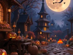 Laro Halloween Spider Web Treasure Escape online