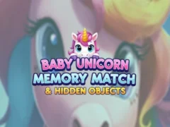 Laro Baby Unicorn Memory Match & Hidden Objects online