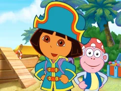 Laro Dora The explorer Dora's Pirate Boat Treasure Hunt online
