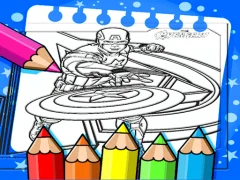 Laro Captain America Coloring Book online
