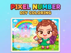 Laro Pixel Number  DIY Coloring online