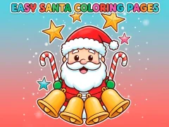 Laro Easy Santa Coloring Pages online