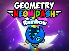 Laro Geometry neon dash rainbow online