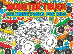 Laro Monster Truck Coloring Pages For Kids online