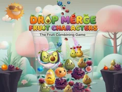 Laro Drop Merge Fruit Characters online