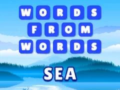 Laro Words from words: Sea online