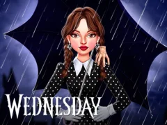 Laro Celebrity Wednesday Addams Style online