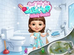 Laro Sweet Baby Girl Cleanup Messy House online