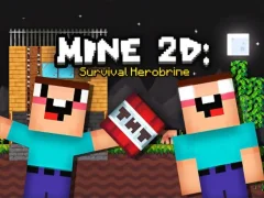 Laro Mine 2D Survival Herobrine online