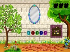 Laro White Brick Backyard Escape online