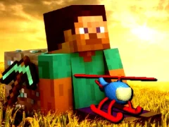 Laro Minecraft Helicopter Adventure online