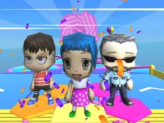 Laro Fall Guys And Girls Chibi Race Knockdown Multiplay online