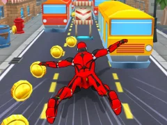 Laro Subway Run Superhero Robot online