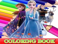 Laro Coloring Book for Frozen Elsa online