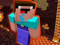 Laro Noob Parkour: Nether online