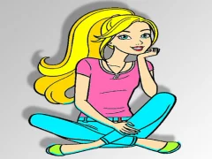 Laro Barbie Coloring online
