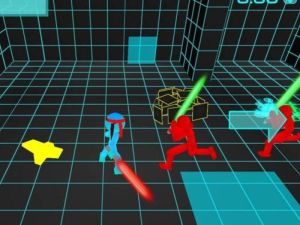 Laro Stickman Neon Sword Fighting online