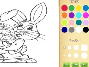 Laro Easter Bunny pangkulay ng libro para sa mga bata online