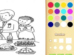 Laro Book ng pangkulay ng kasal para sa mga bata online