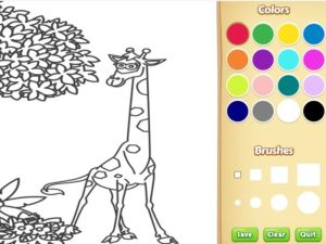 Laro Jungle Animals Coloring Book para sa mga bata online