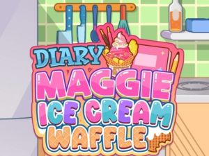 Laro Diary Maggie: Ice Cream Waffle online