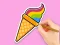 Laro Coloring Book: Rainbow Ice Cream online